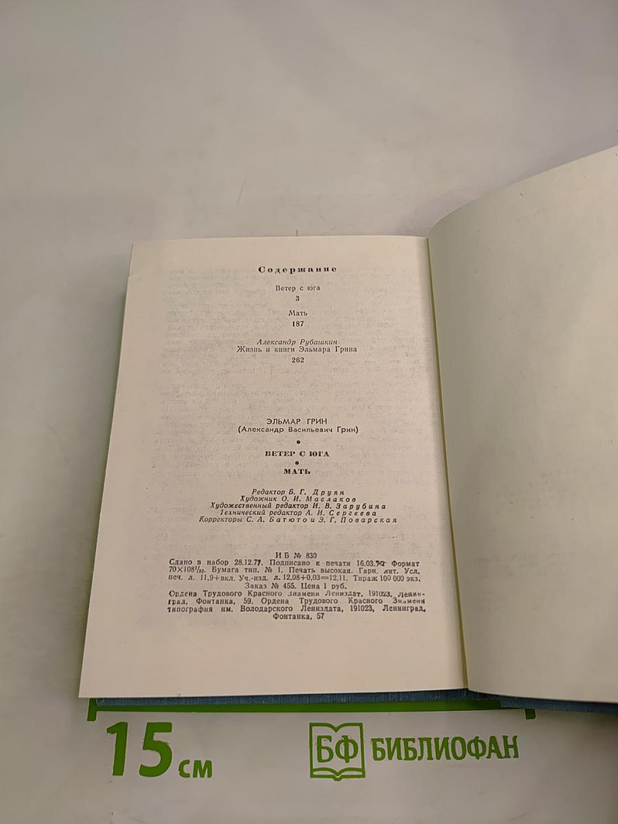 Ветер с юга. Мать