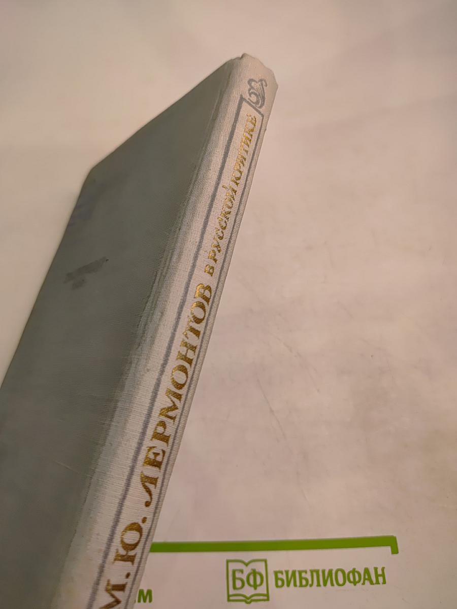 М. Ю. Лермонтов в русской критике