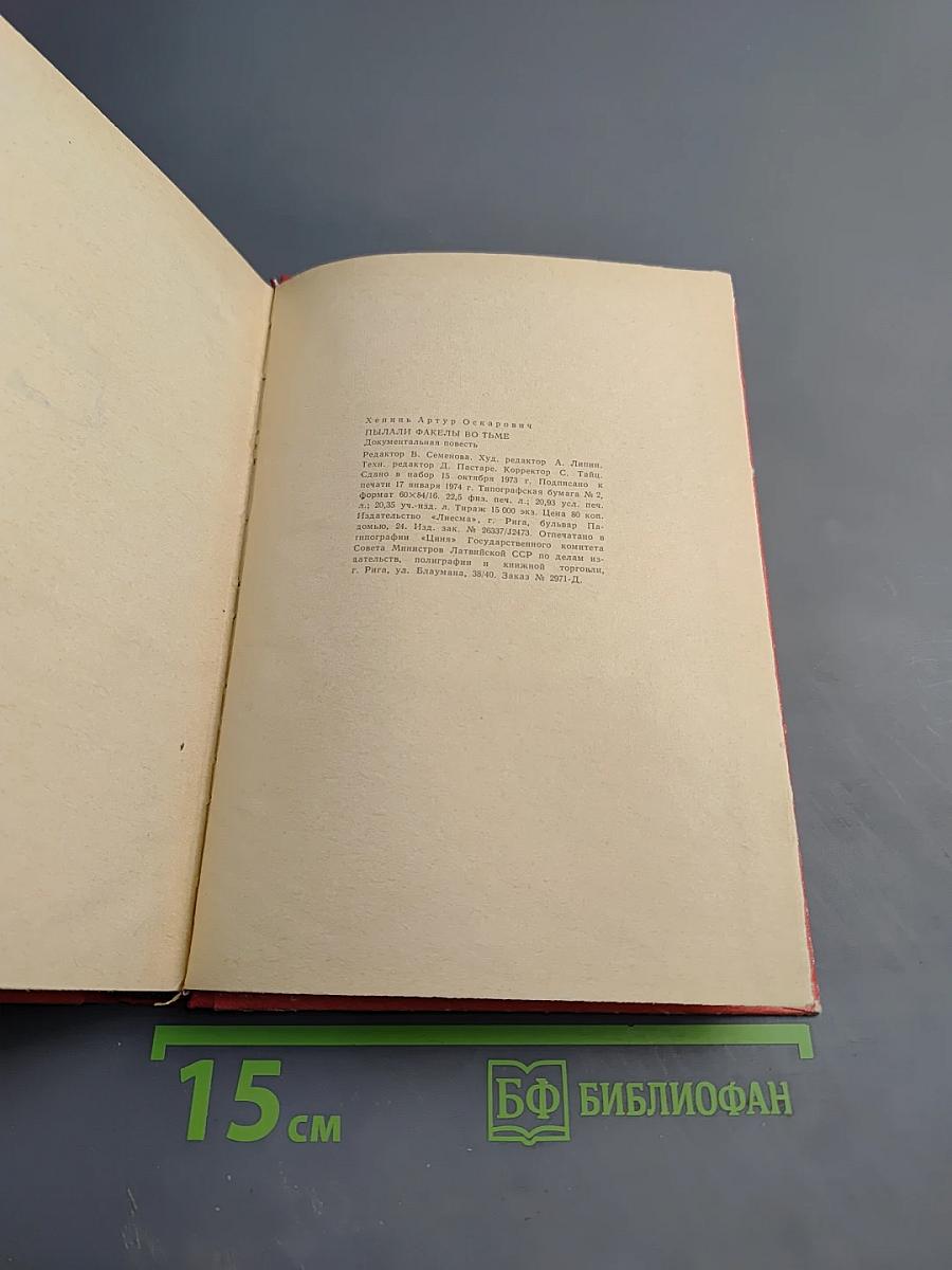 Пылали факелы во тьме