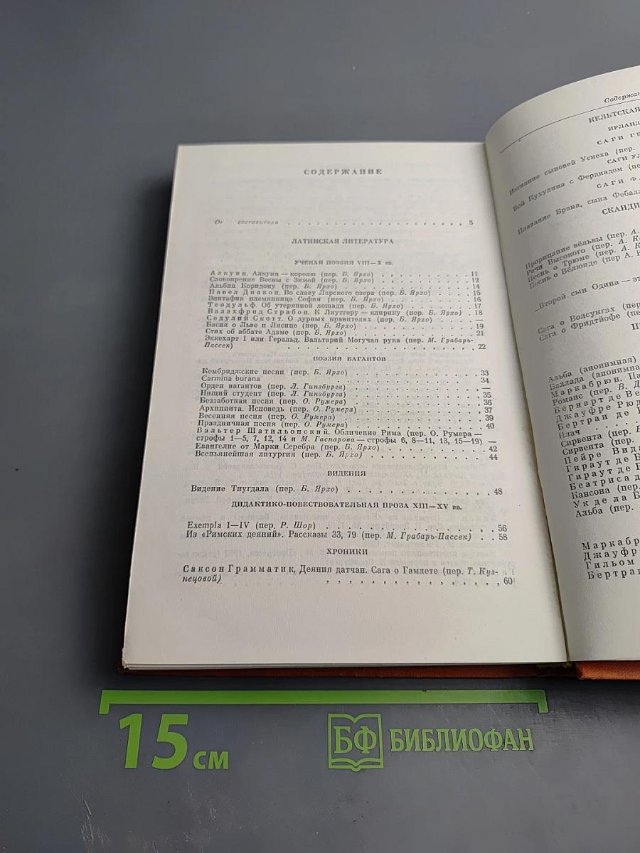 Зарубежная литература Средних веков