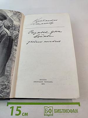 Разные дни войны. Дневник писателя