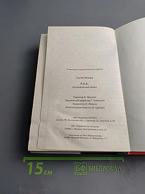 Р.А.Б. Антикризисный роман