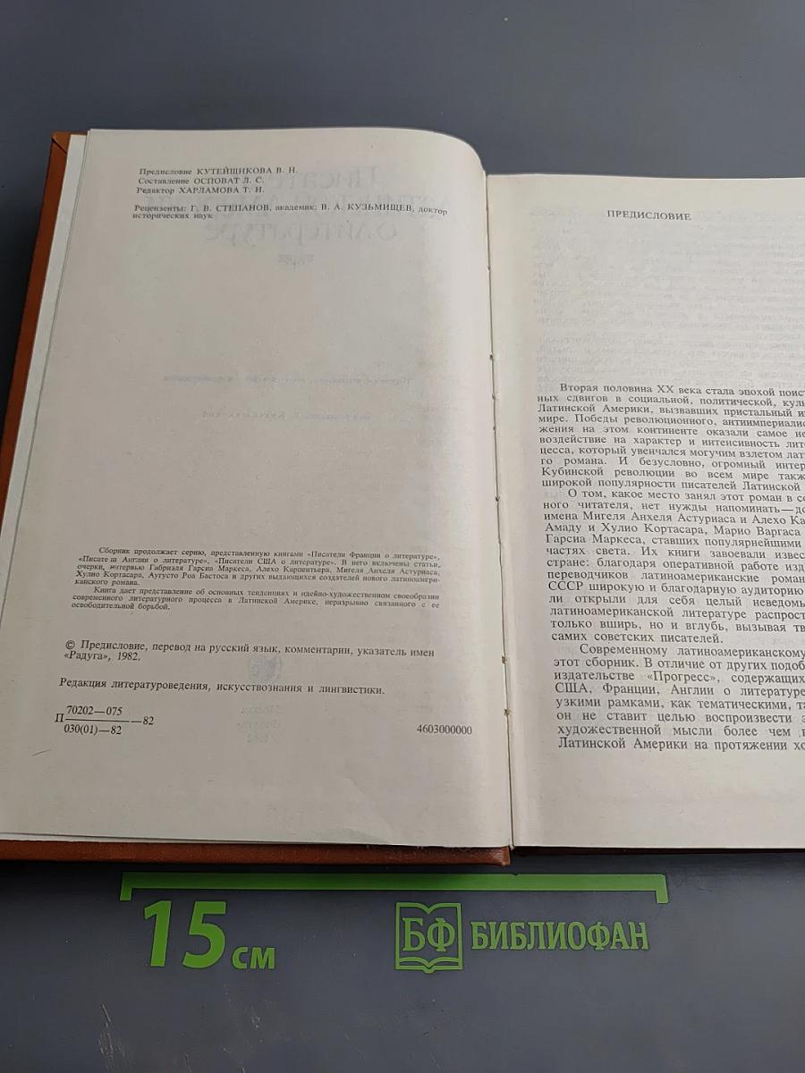 Писатели Латинской Америки о литературе