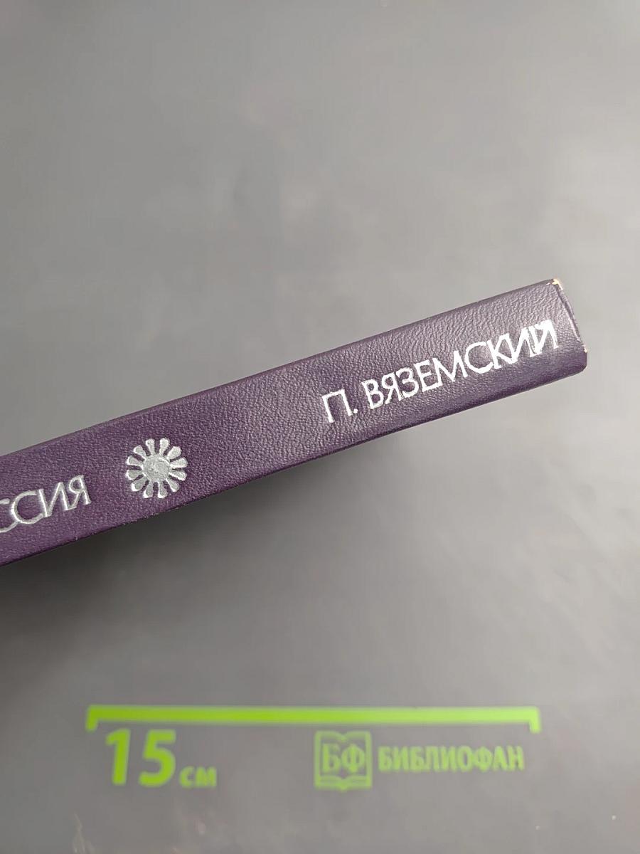 Поэтическая Россия. Петр Вяземский. Стихотворения