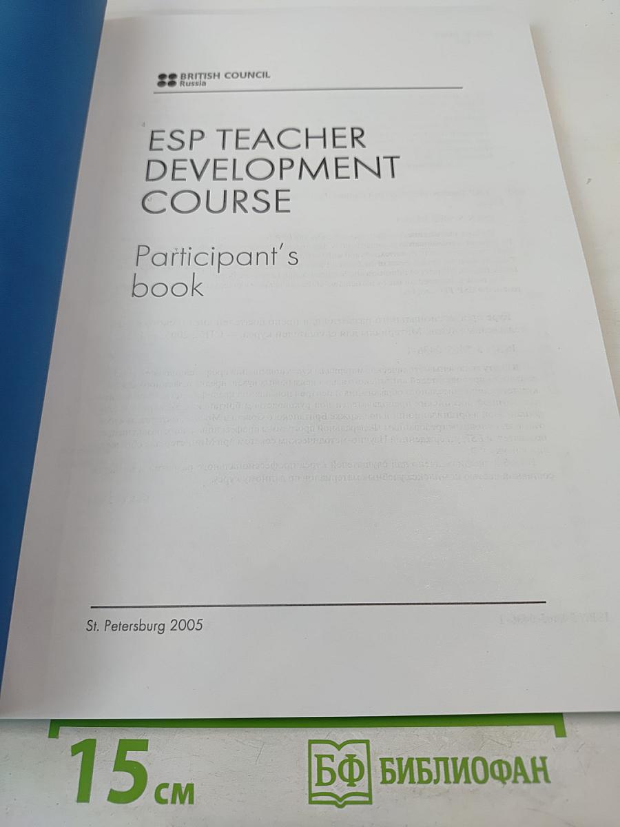 ESP Teacher Development Course Participant's book