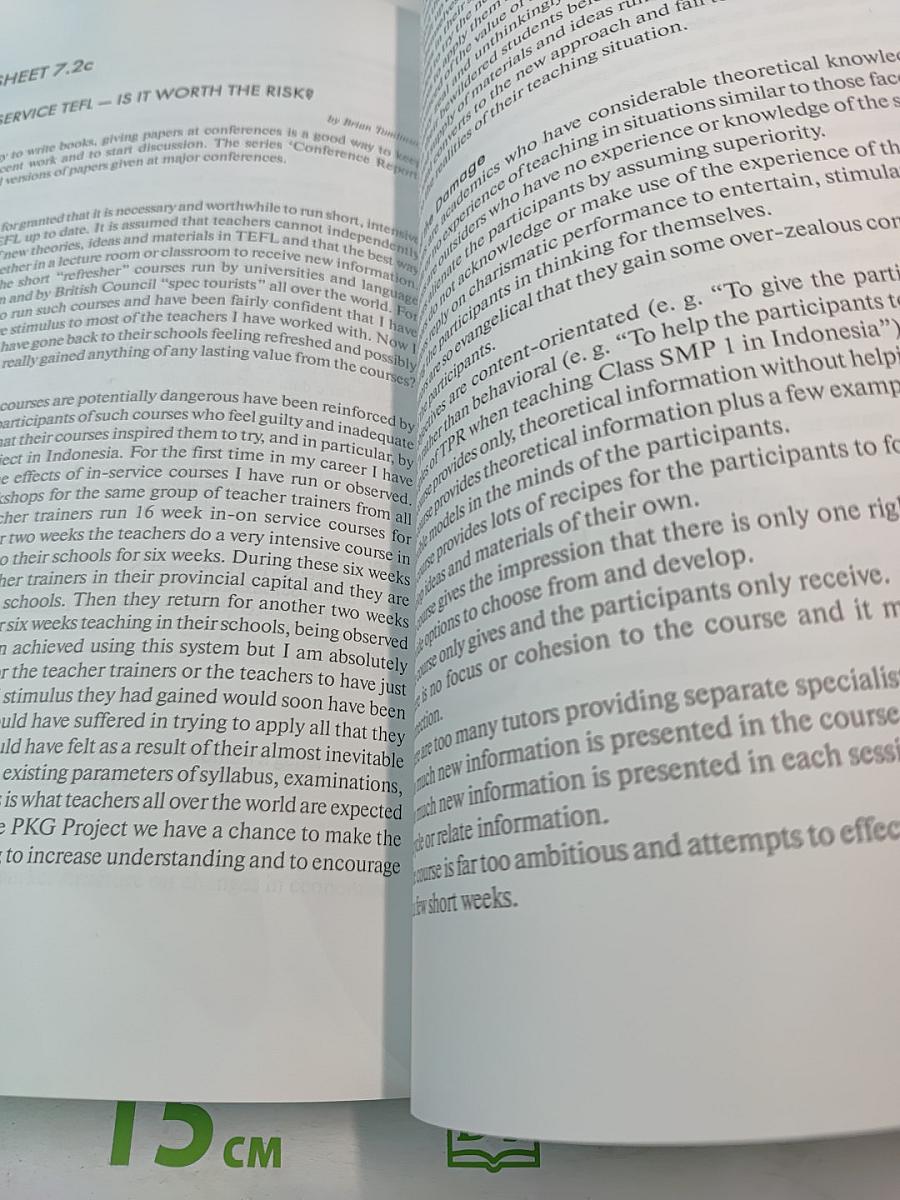 ESP Teacher Development Course Participant's book