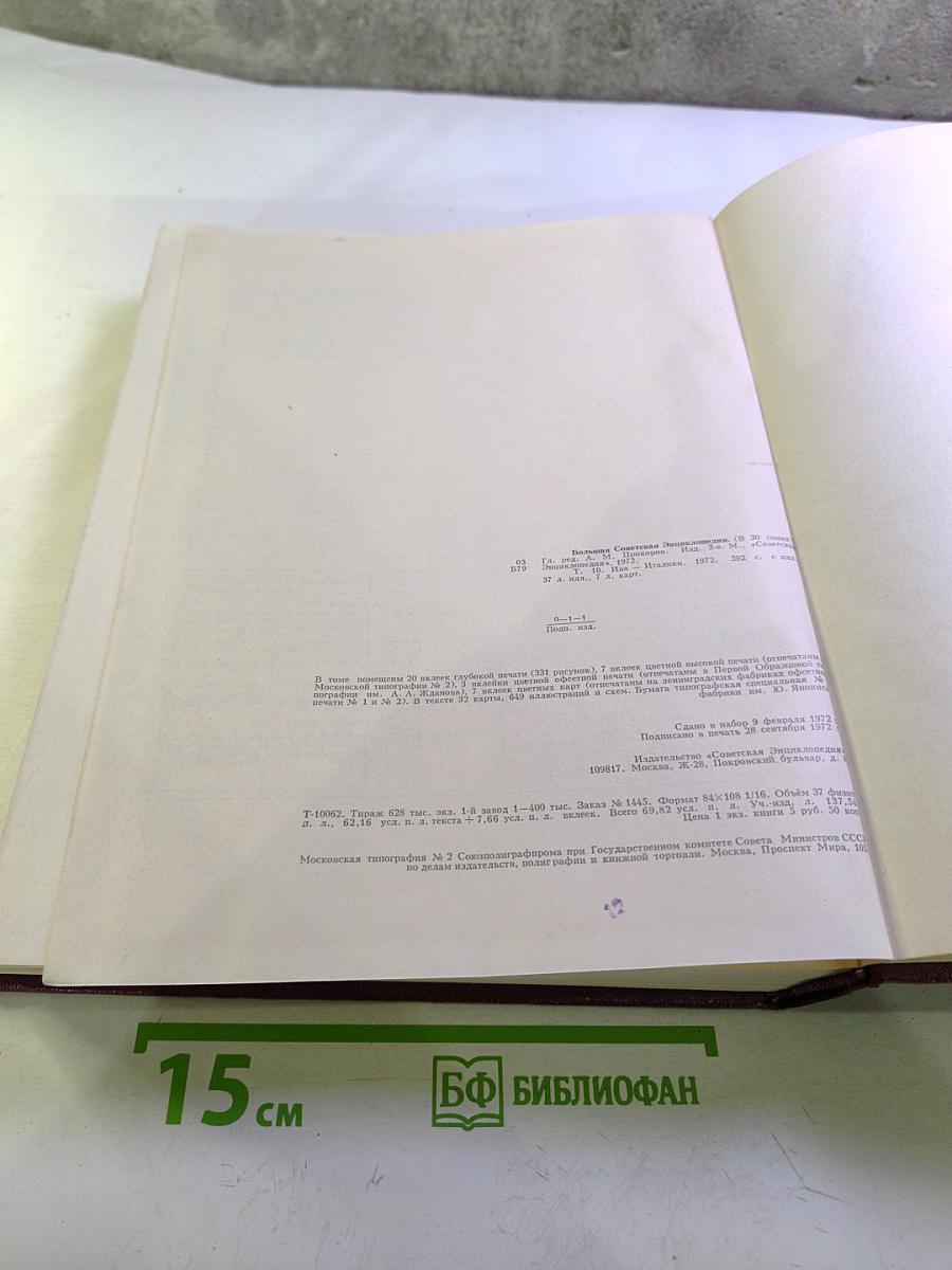 Большая Советская Энциклопедия. Том 10. Ива - Италки