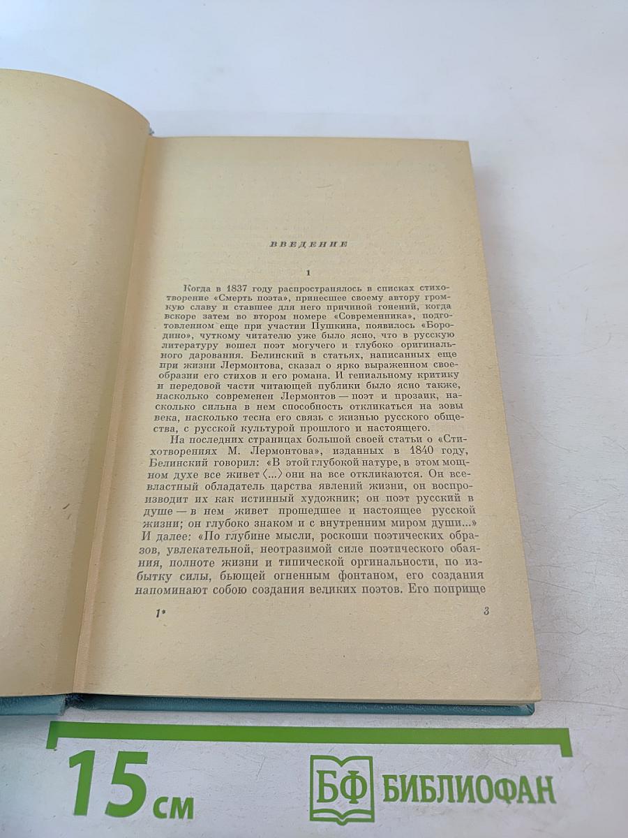 Лермонтов и литература его времени