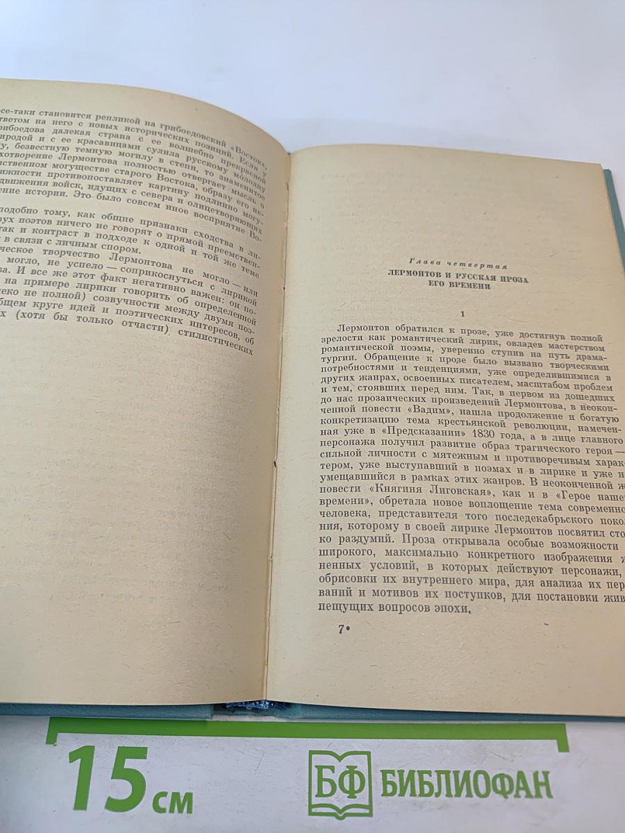 Лермонтов и литература его времени