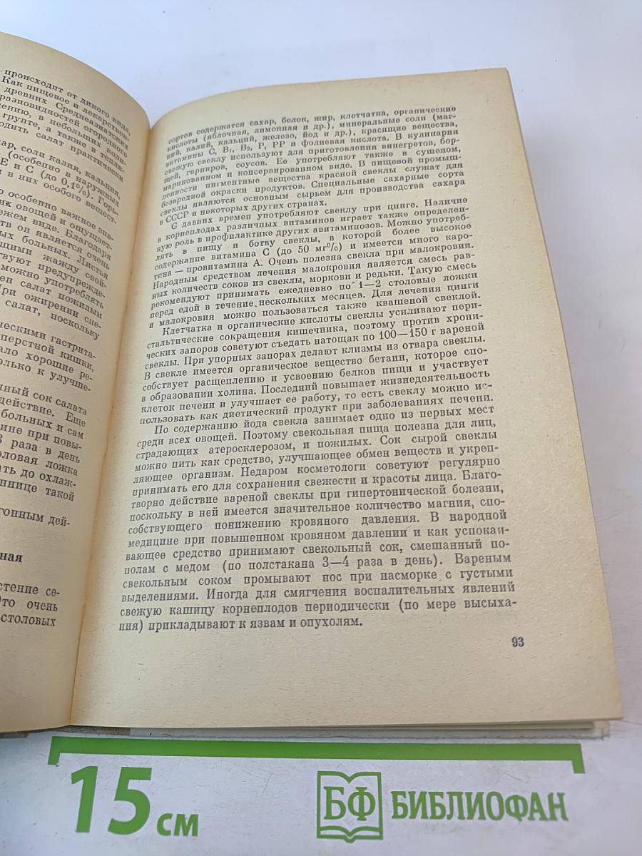 Целебные свойства пищевых растений