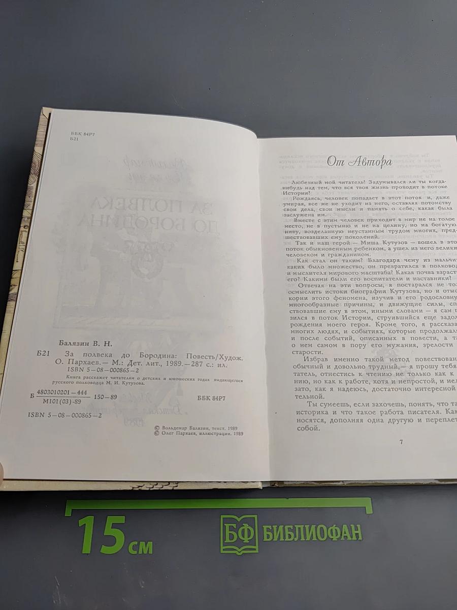 За полвека до Бородина