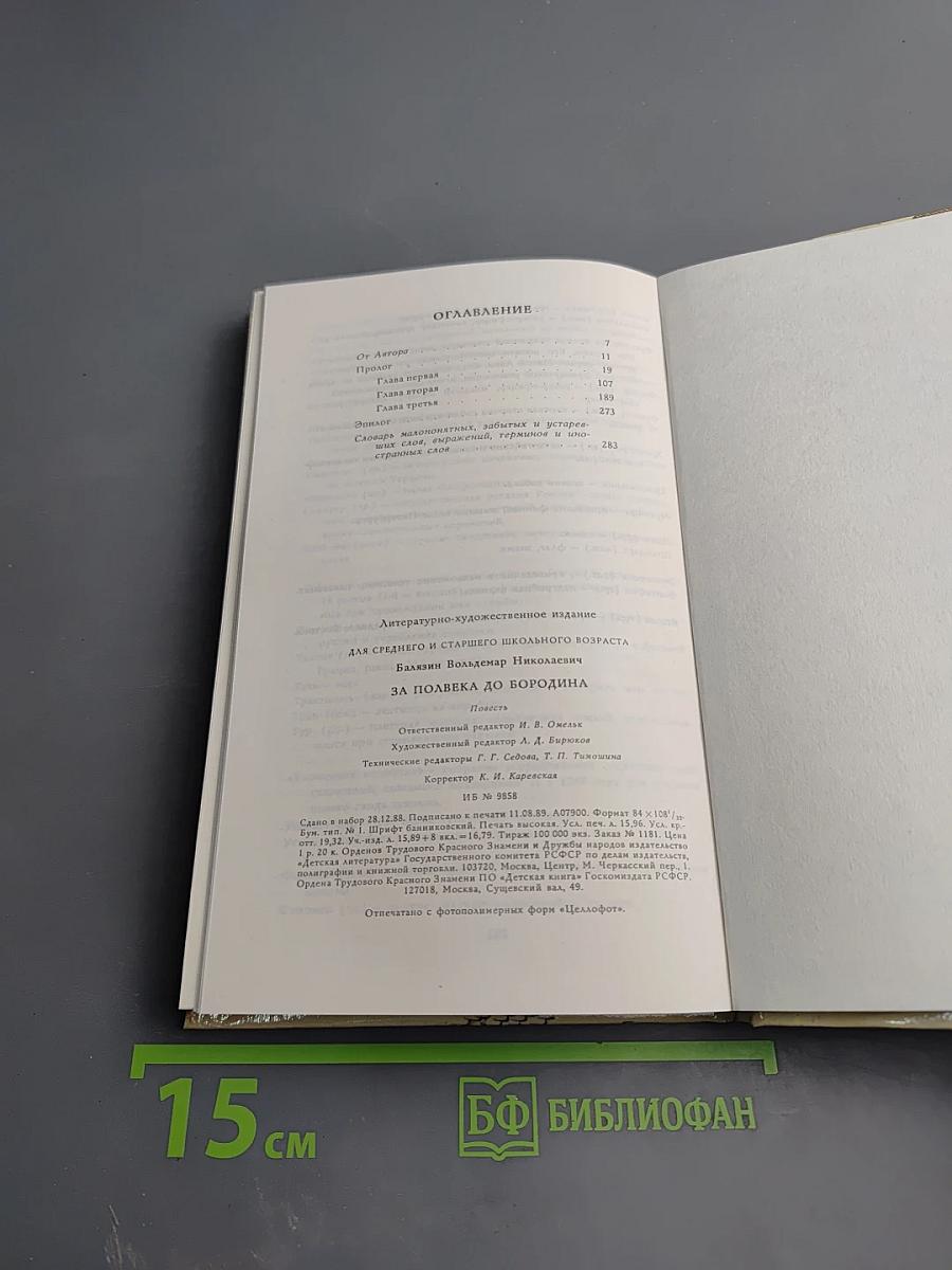 За полвека до Бородина