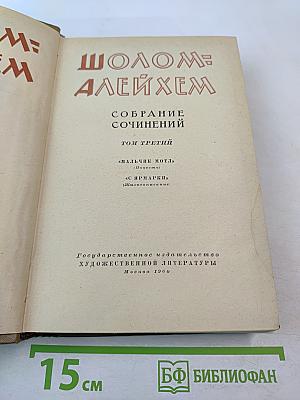 Собрание сочинений. Том третий: Мальчик Мотл. С ярмарки