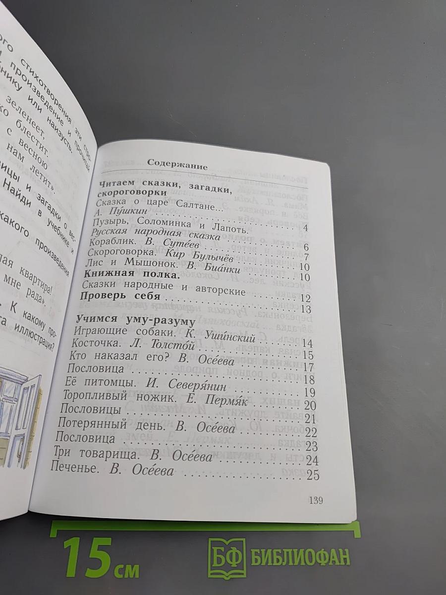 Литературное чтение, 1 класс