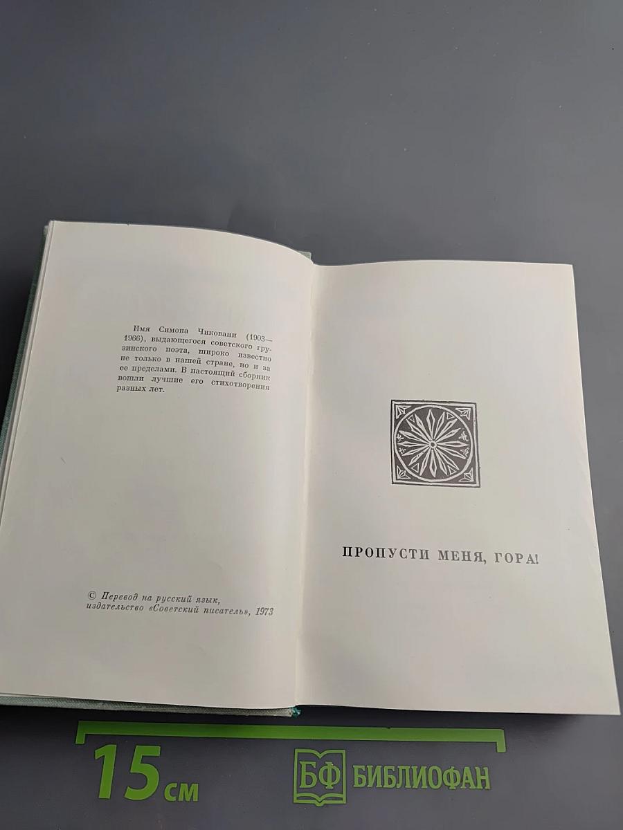 Симон Чиковани. Лирика