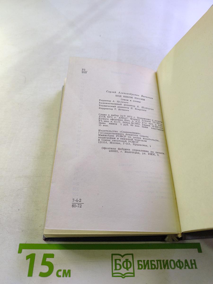 Под небом России. Стихи и поэмы