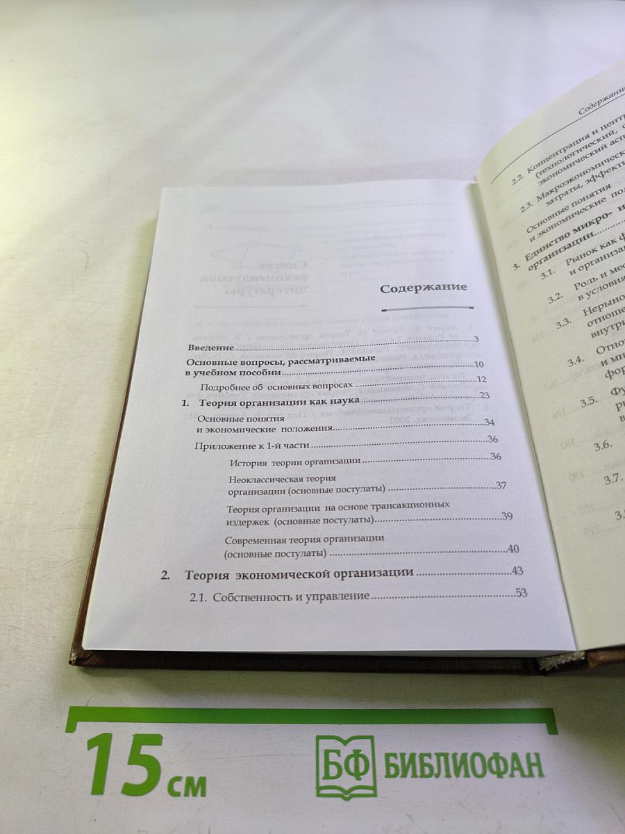 Теория экономической организации