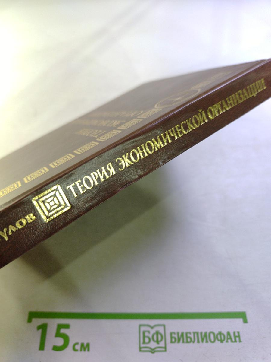 Теория экономической организации. Учебное пособие