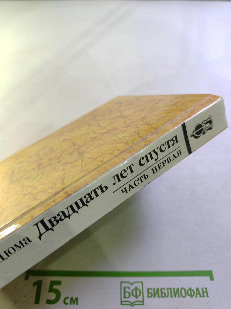 Двадцать лет спустя. Часть первая