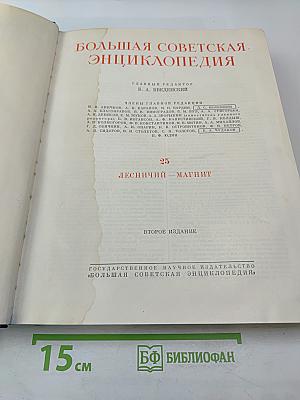 Большая Советская Энциклопедия. Том 25: Лесничий - Магнит