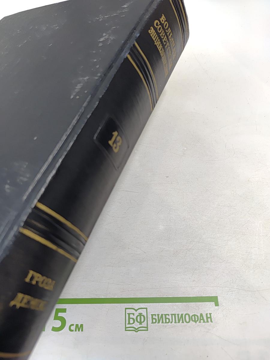 Большая Советская Энциклопедия. Том 13: Гроза — Демос