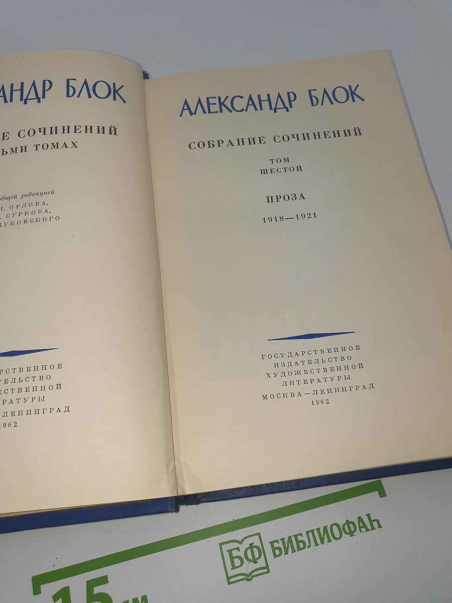 Проза. 1918-1921. Том шестой
