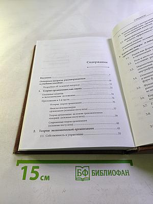 Теория экономической организации. Учебное пособие