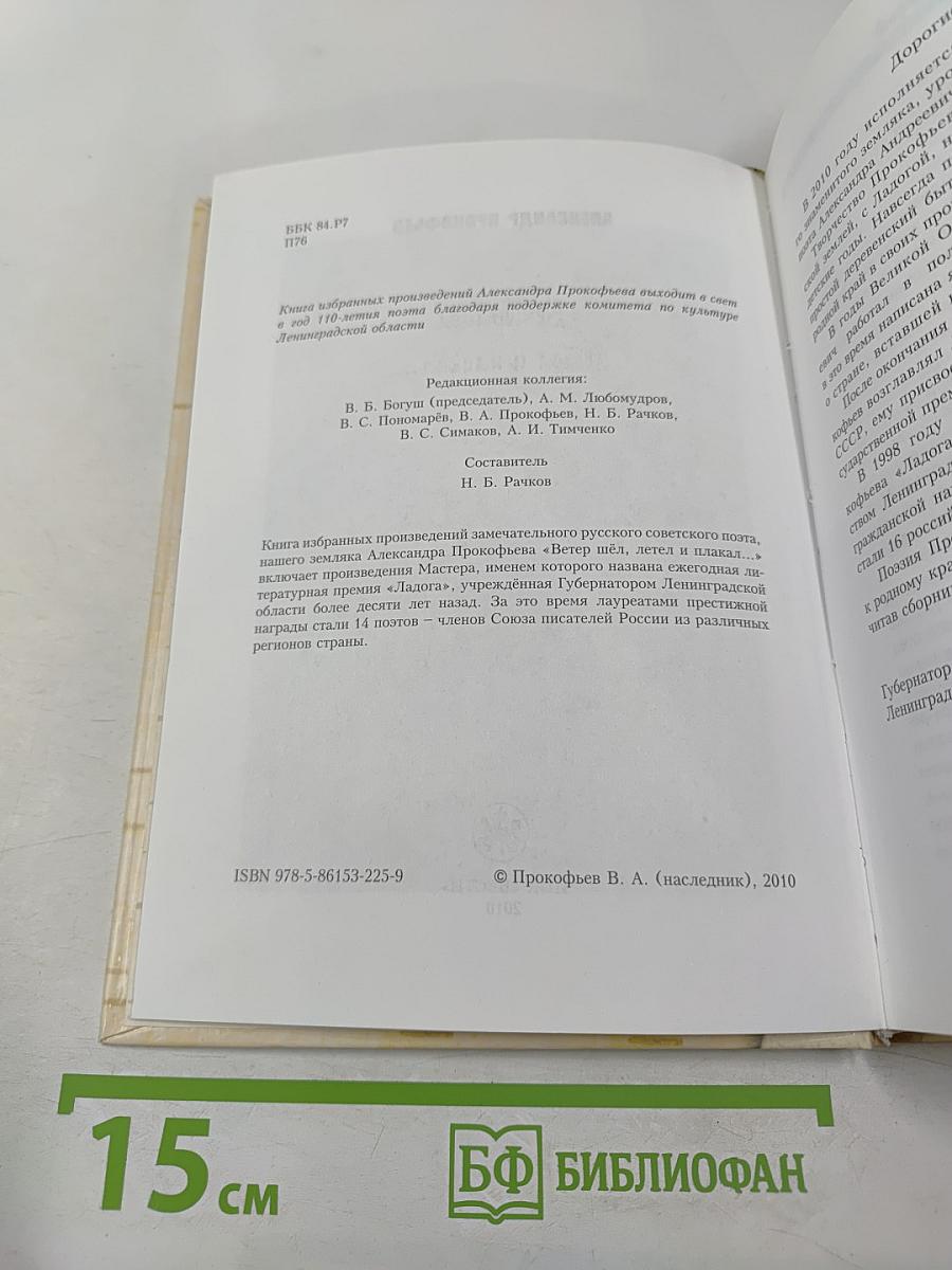 Ветер шёл, летел и плакал...