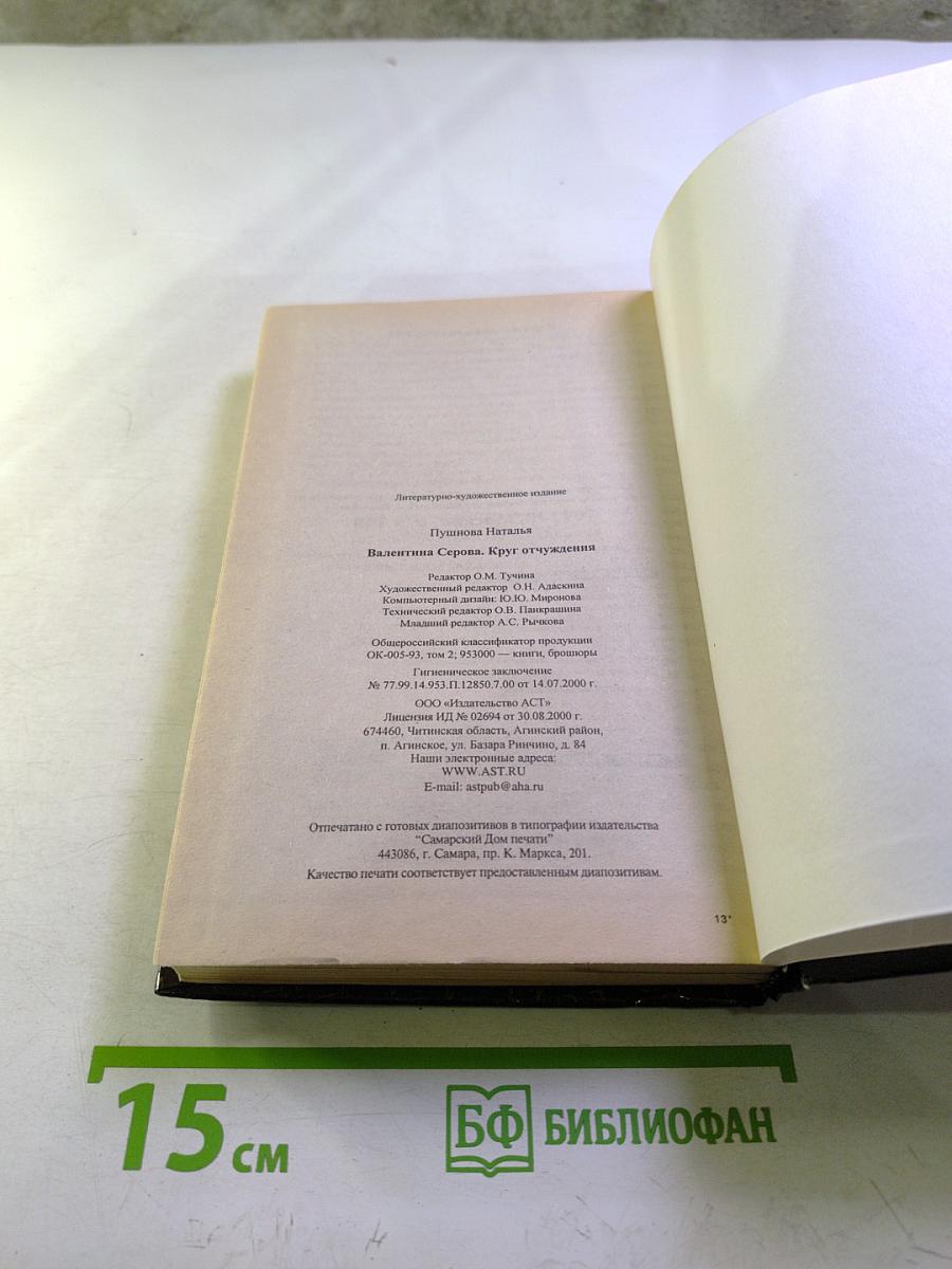 Валентина Серова. Круг отчуждения