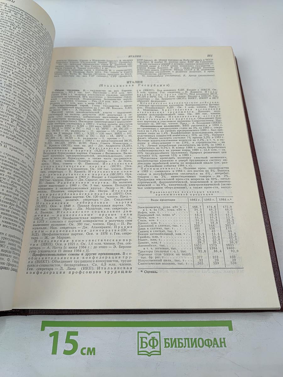 Ежегодник Большой Советской Энциклопедии 1985