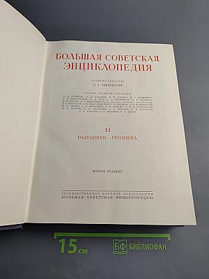 Большая советская энциклопедия, том 12: Голубенки - Гродовка