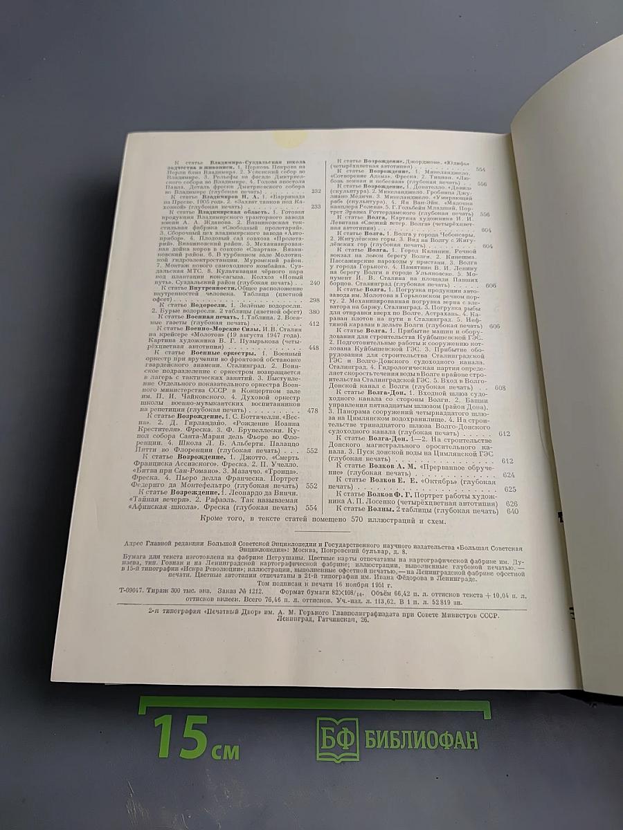 Большая Советская Энциклопедия. Том 8. Впрафон – Волово