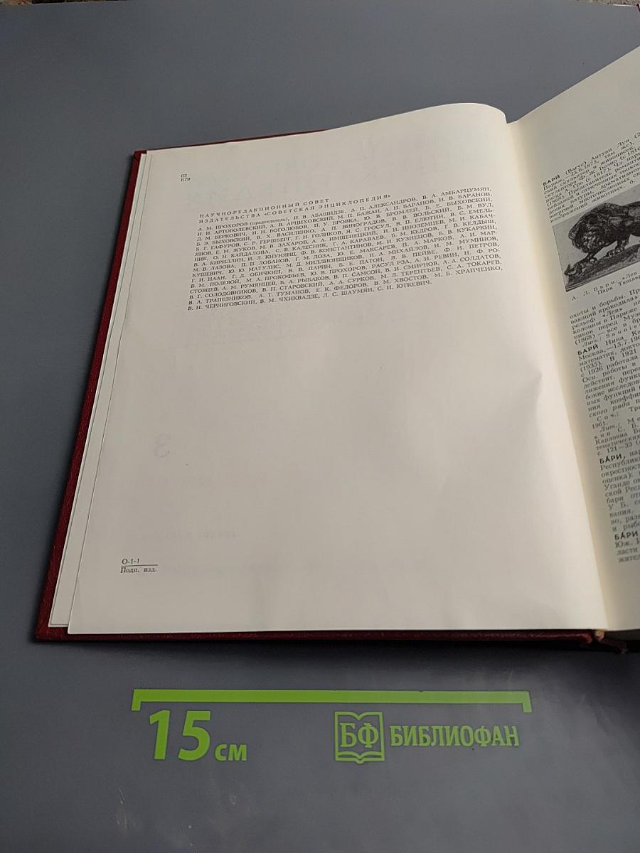 Большая Советская Энциклопедия. Том 3. Бари – Браслет