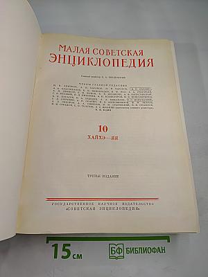 Малая Советская Энциклопедия. Том 10: Хайхэ—Яя