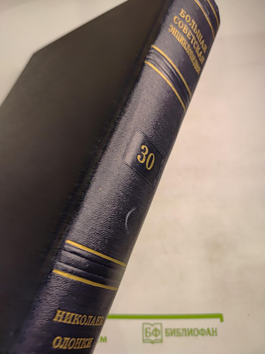 Большая Советская Энциклопедия. Том 30: Николаев - Олонки