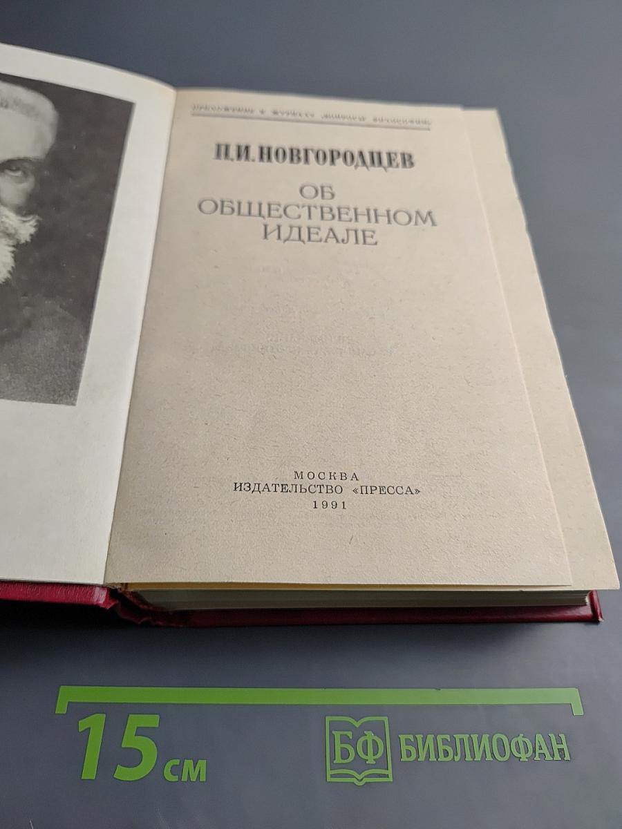 Об общественном идеале