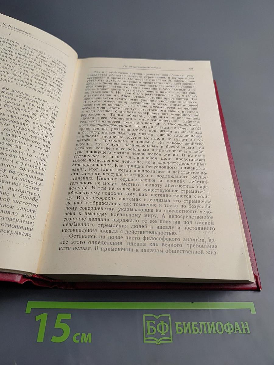 Об общественном идеале