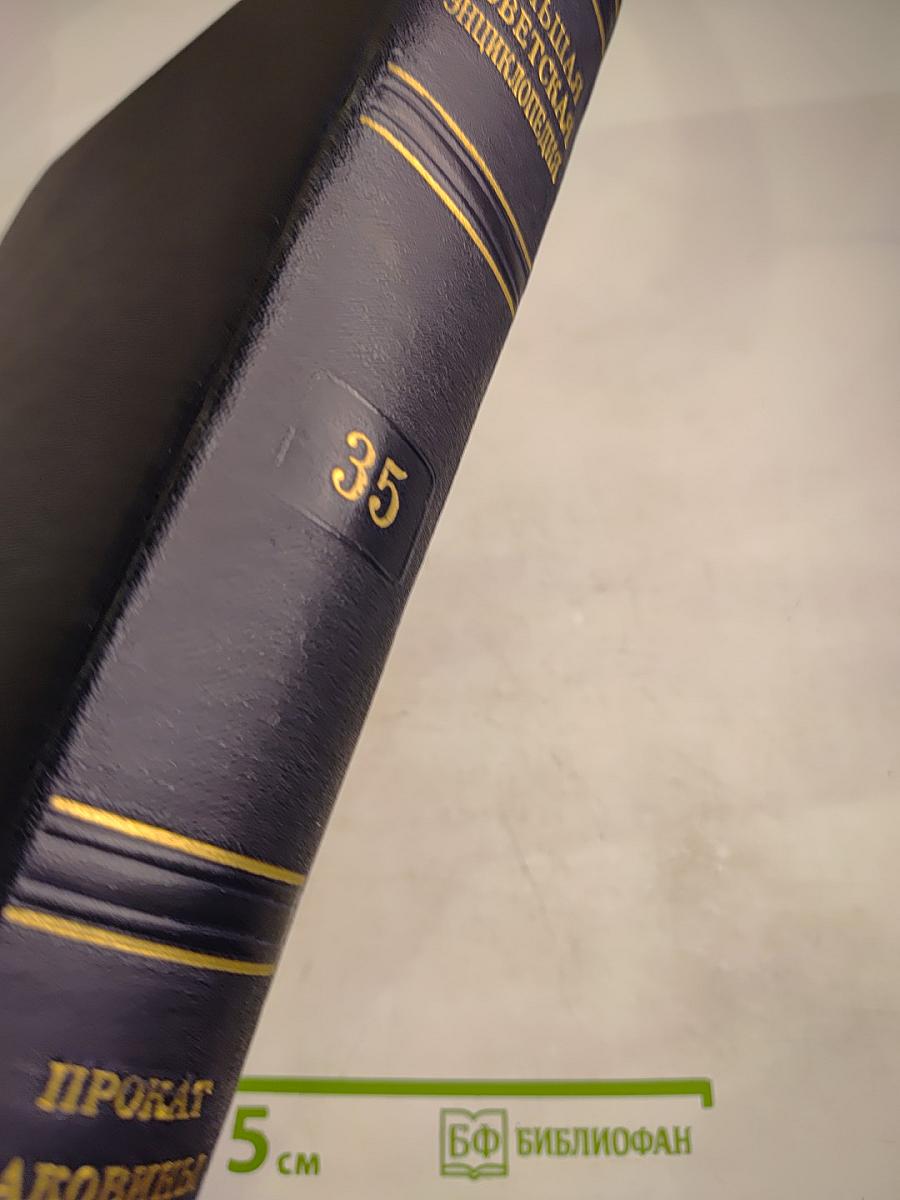 Большая Советская Энциклопедия. Том 35: Прокат - Раковины