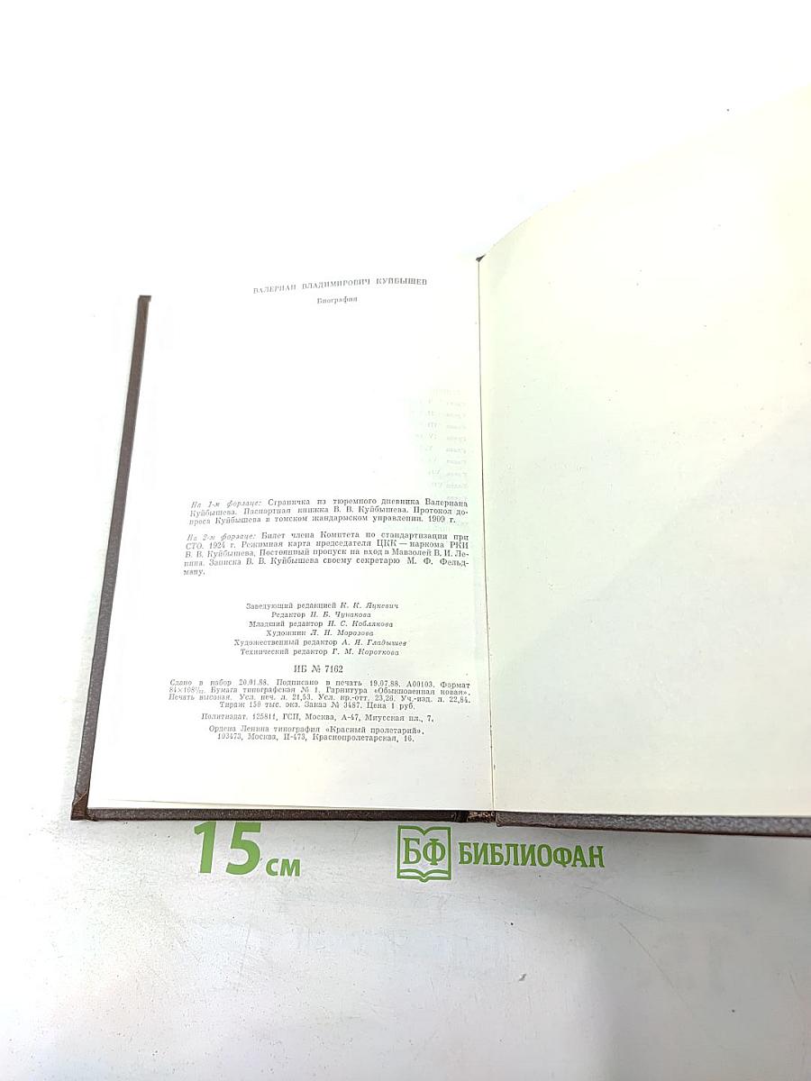 Валериан Владимирович Куйбышев. Биография