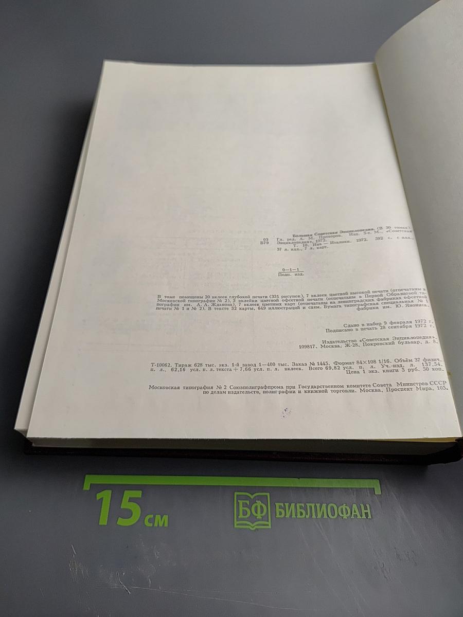 Большая Советская Энциклопедия. Том 10: Ива – Италики