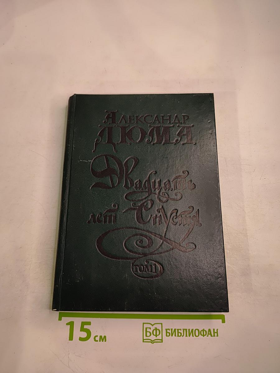 Двадцать лет спустя. Том 1