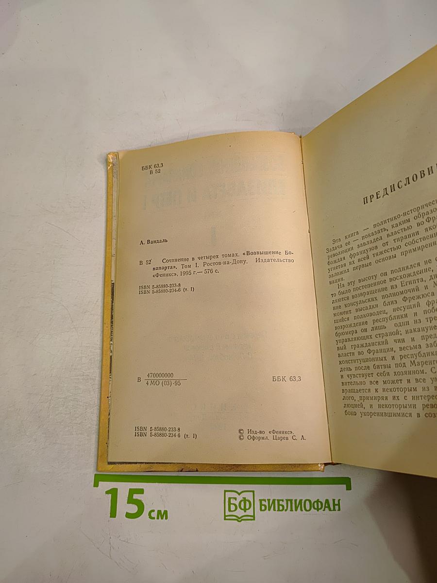 Возвышение Бонапарта. Том I