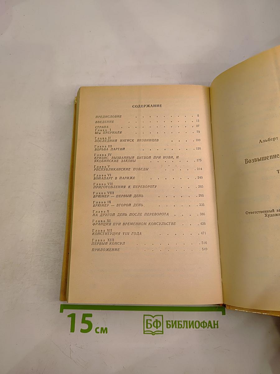 Возвышение Бонапарта. Том I