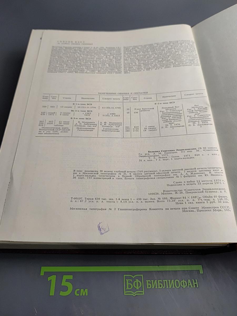 Большая Советская Энциклопедия. Том 5: Вешин-Газли