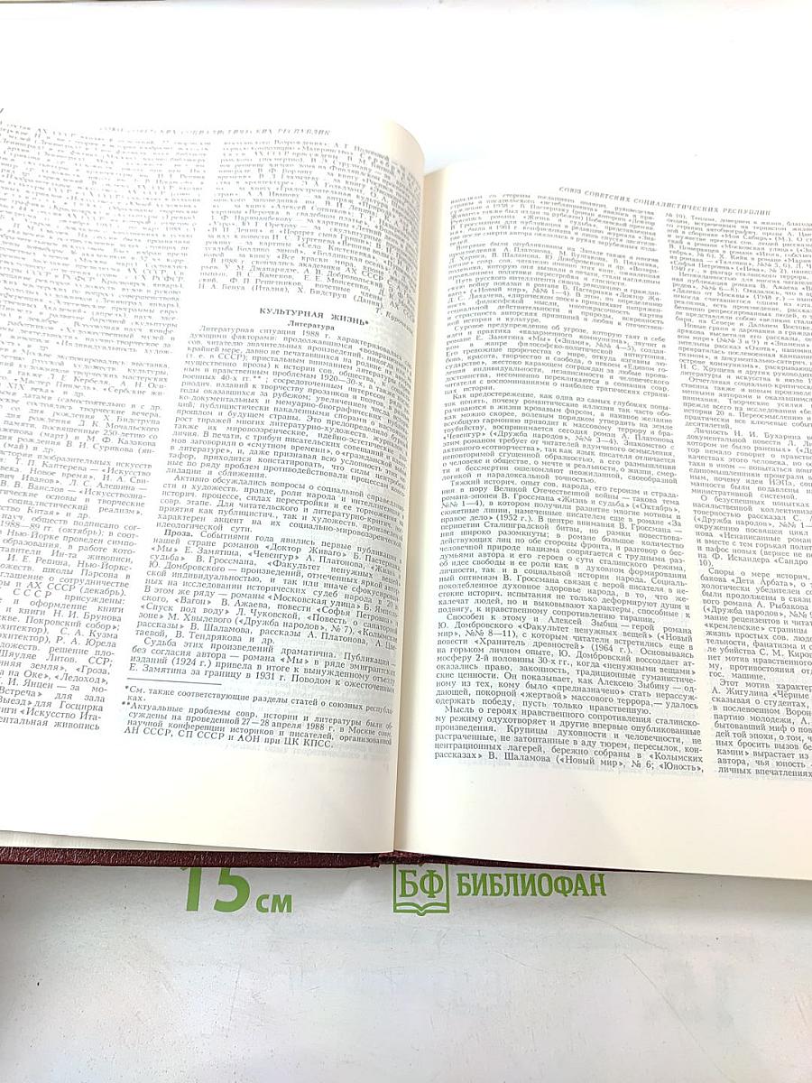 Ежегодник Большой Советской Энциклопедии 1989