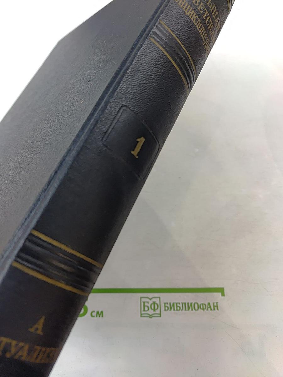 Большая Советская Энциклопедия. Том 1. А - Актуализм