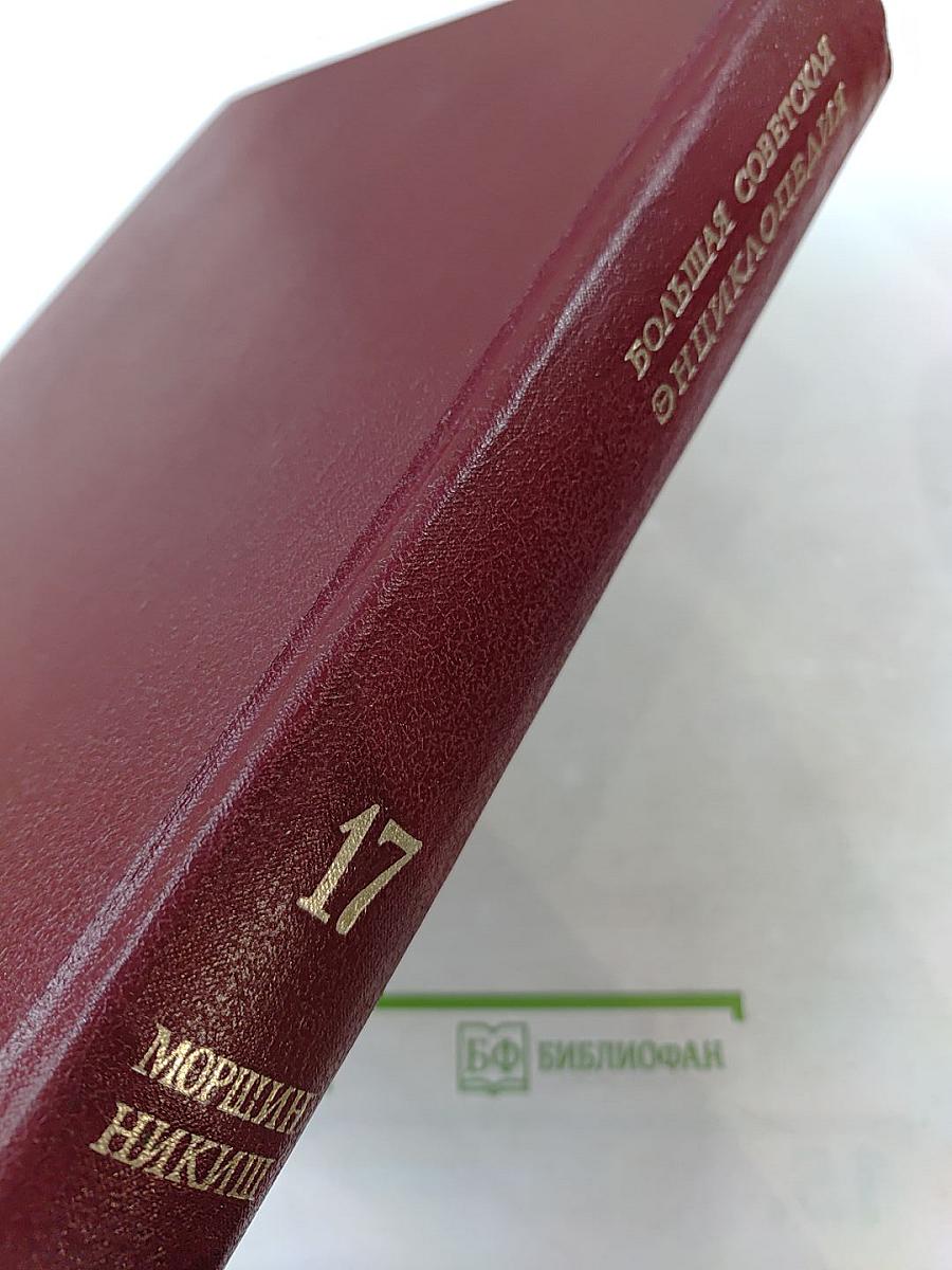 Большая Советская Энциклопедия. Том 17: Моршин - Никиш