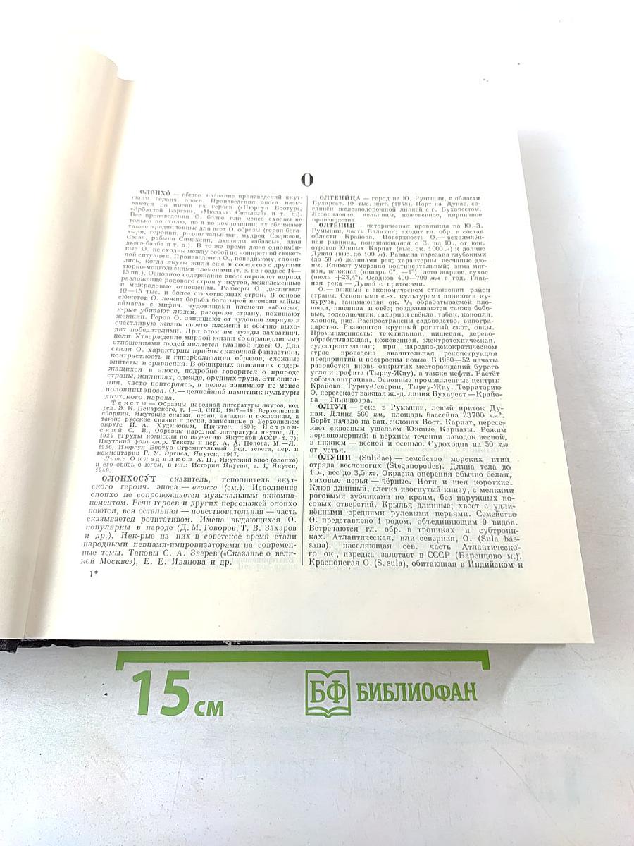 Большая Советская Энциклопедия. Том 31. Олонхо – Панино