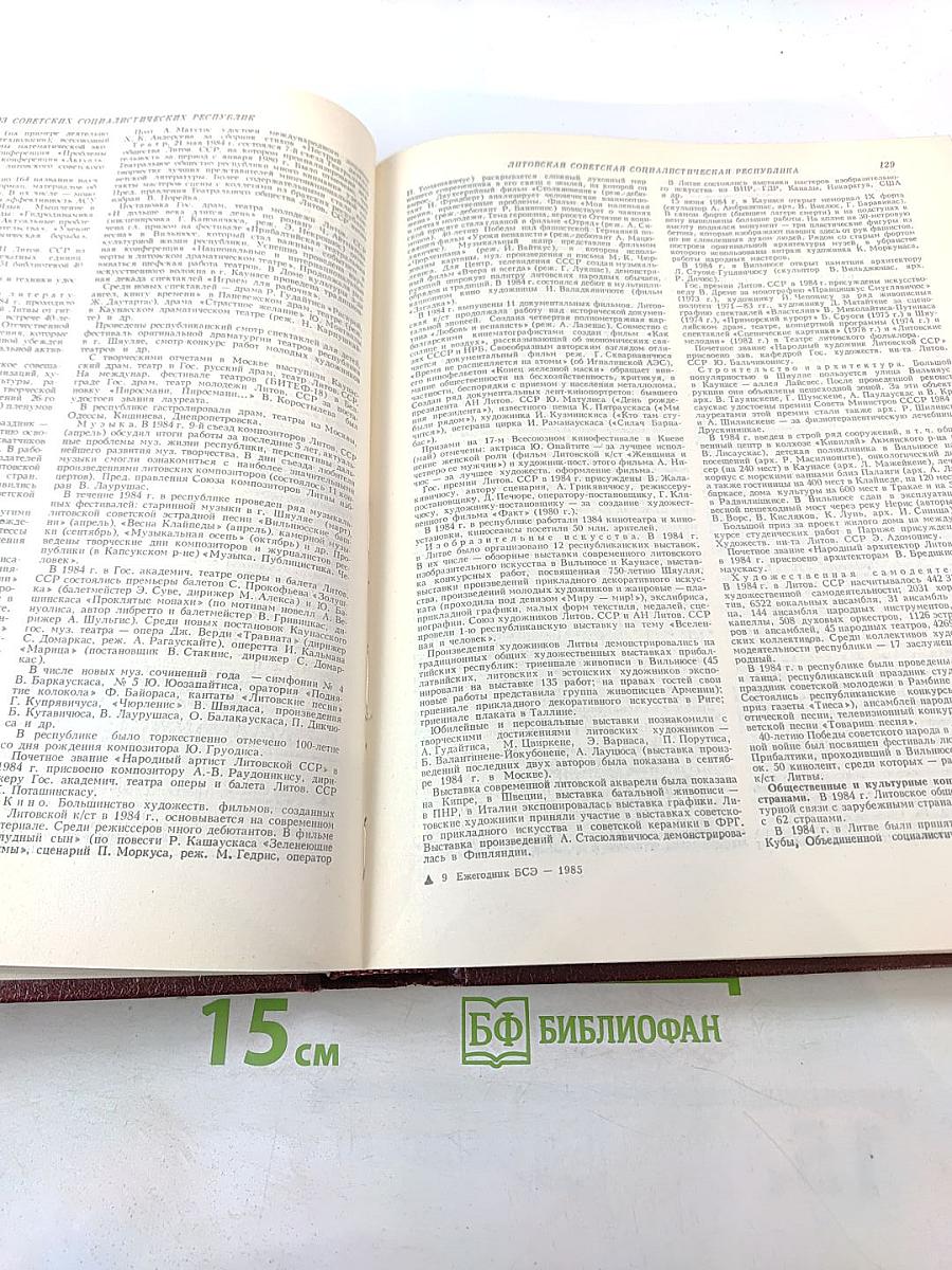 Ежегодник Большой Советской Энциклопедии 1985. Выпуск двадцать девятый