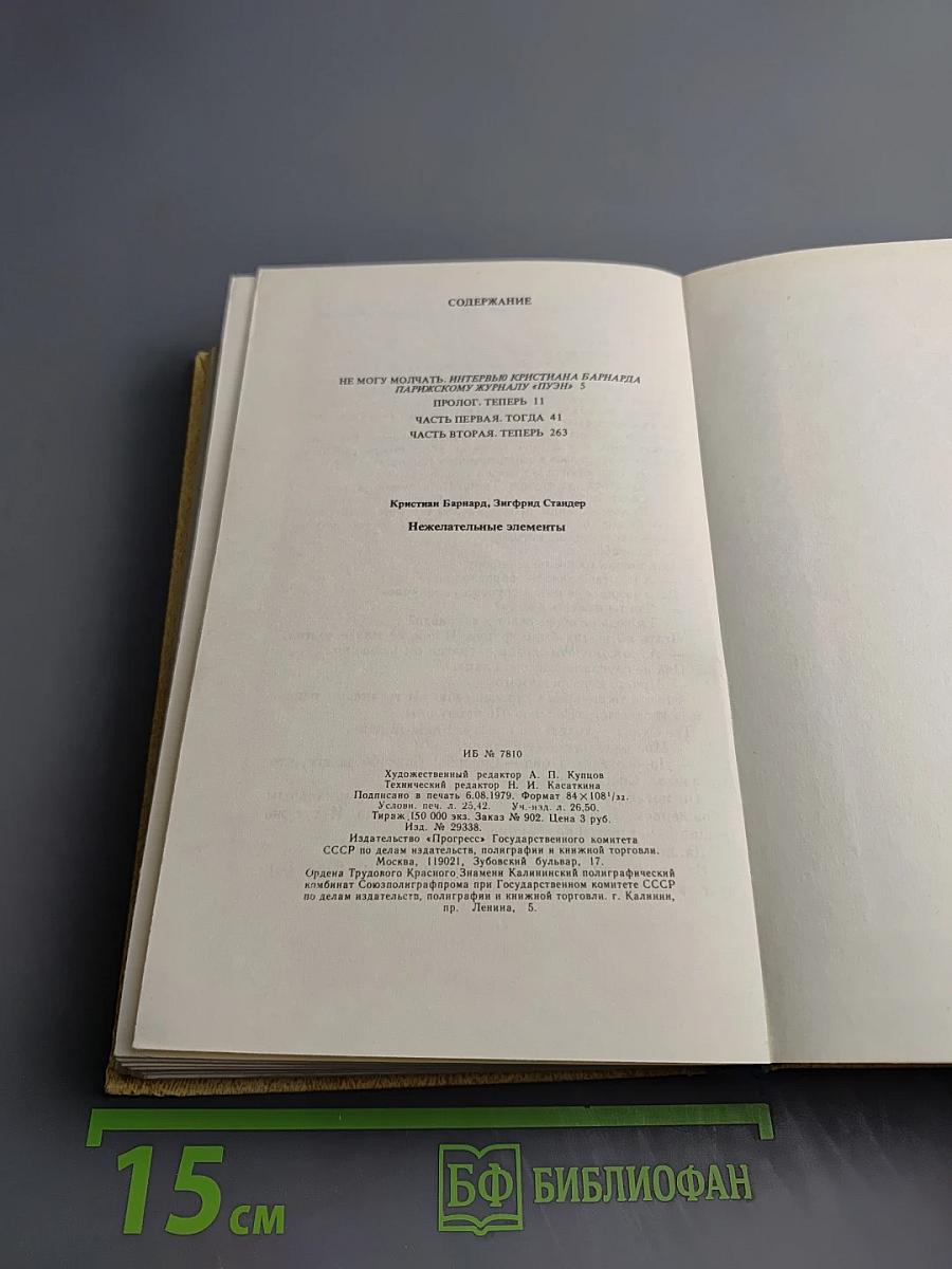 Нежелательные элементы